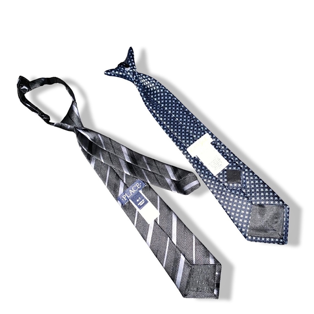 Boy Neck Tie,Children's Place Adjustable Neck Tie,Cat & Jack Clip on Neck Tie - Picture 2 of 13